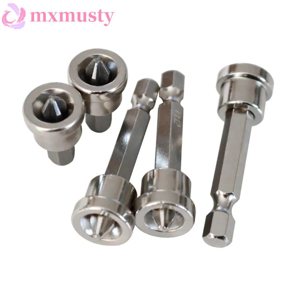 MXMUSTY 5/6Pcs Gypsum Board Screwdrive Head, Screw Hex Shank