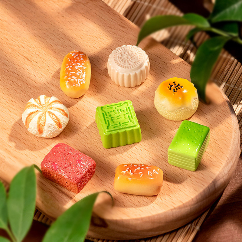 Realistic Mung Bean & Date Cake Resin DIY Kit - Miniature Pastry ...