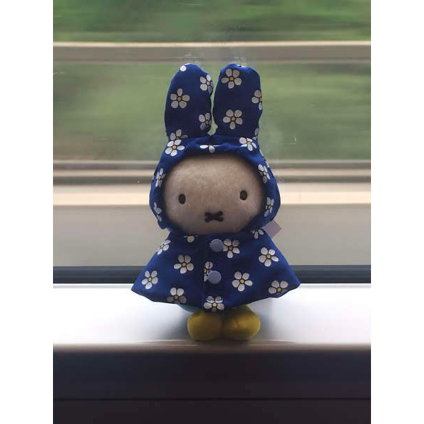 miffy plushie miffy miffy japan Miffy Rabbit Raincoat 10cm Cotton Doll ...