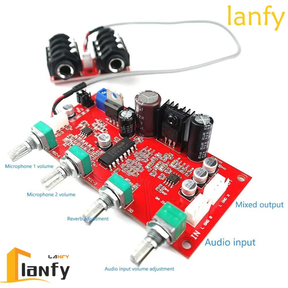 LANFY Reverb Board, Fixed/Separate AC/DC Power Supply CD2399 Karaoke ...