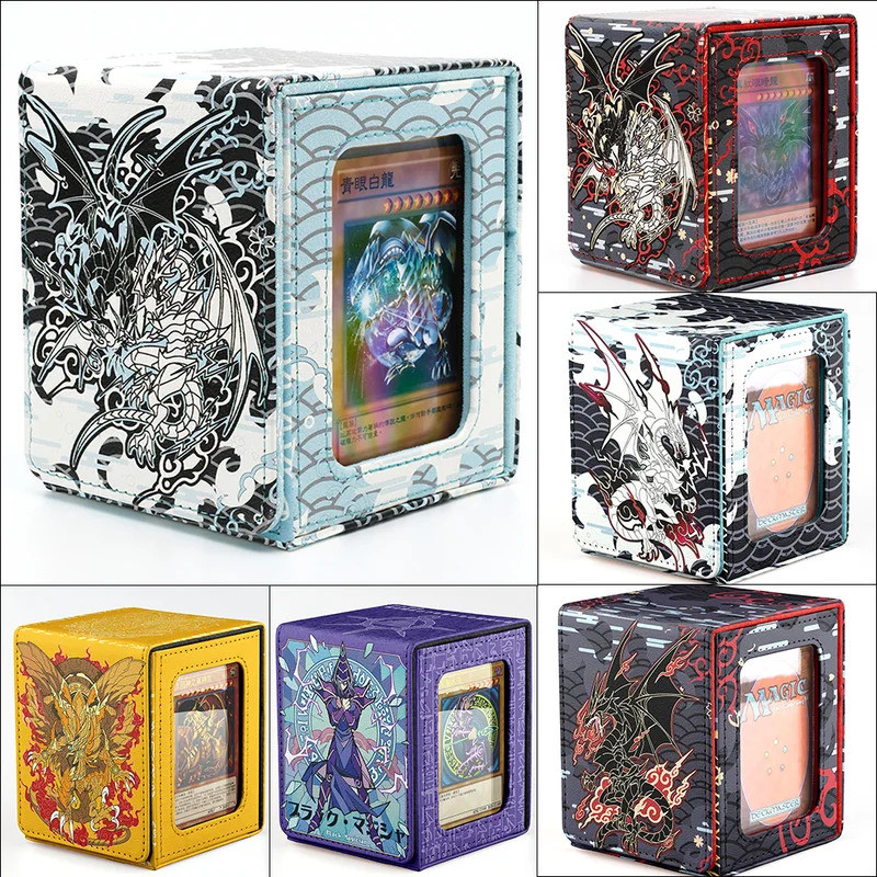 Yugioh White Dragon Egyptian God Millennium Puzzle Deck Yu-Gi-Oh TCG OCG  PTCG Trading Cards Pu Leather Storage Box 100+ | Shopee Malaysia