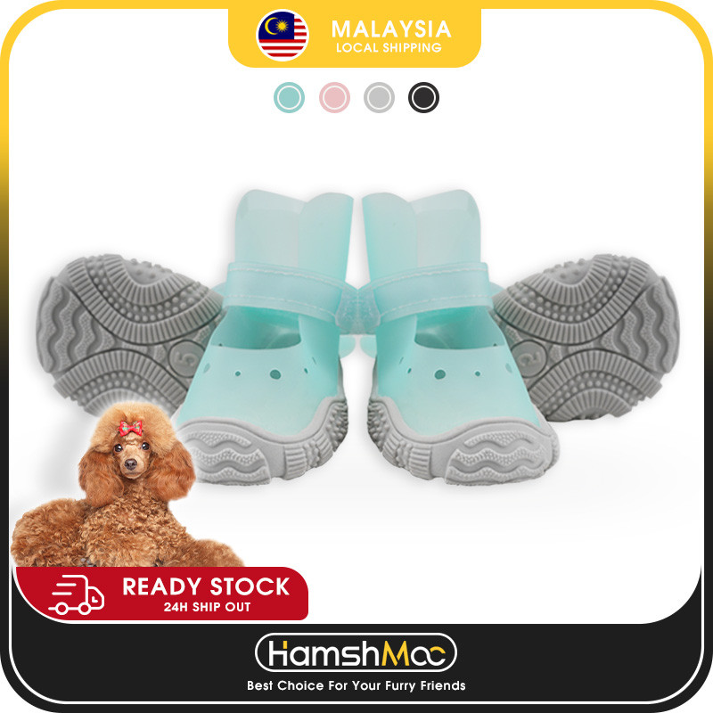 HamshMoc Durable Dog Shoes Lightweight Pet Boots Anti Slip