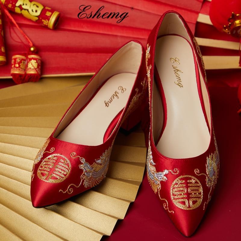 Chinese wedding shoes clearance