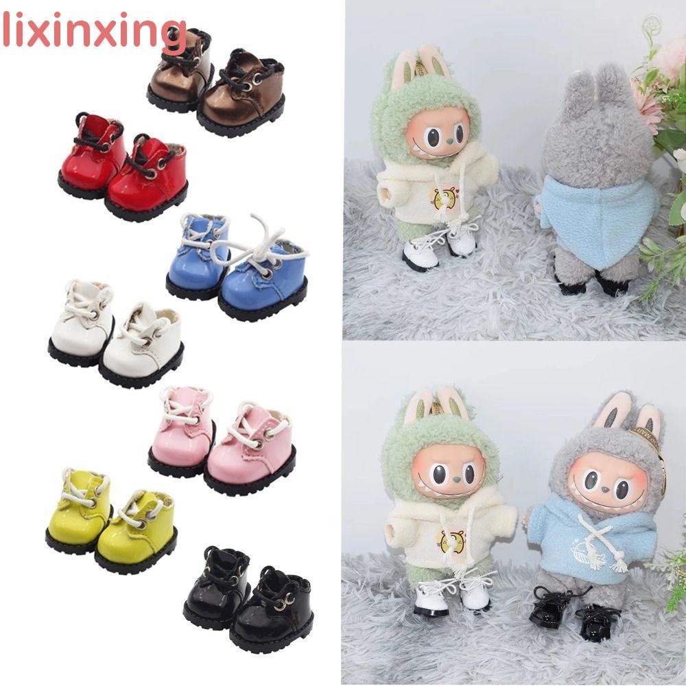 LIXINXING Labubu Doll Shoes, Lace-up Mini Doll Finger Shoes, Sneakers ...