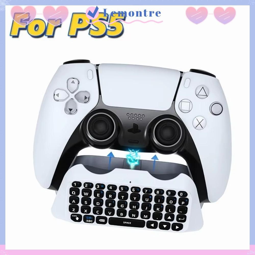 LEMONTRE External Keyboard, TYPE-C Rechargeable Gamepad Wireless ...