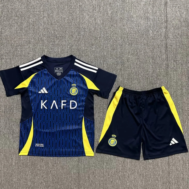Kids Kit RONALDO Al Nassr Jersey 24/25 Home Away Football Shirt