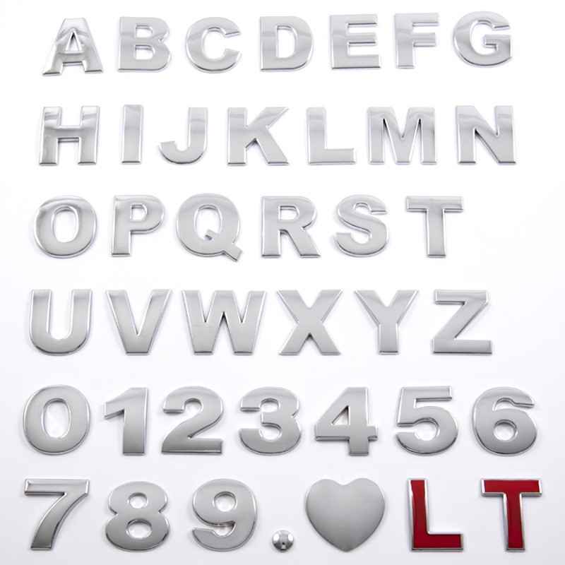Rubber Sticker Set For DIY Rubber Sticker Board - Alphabet Letters ...