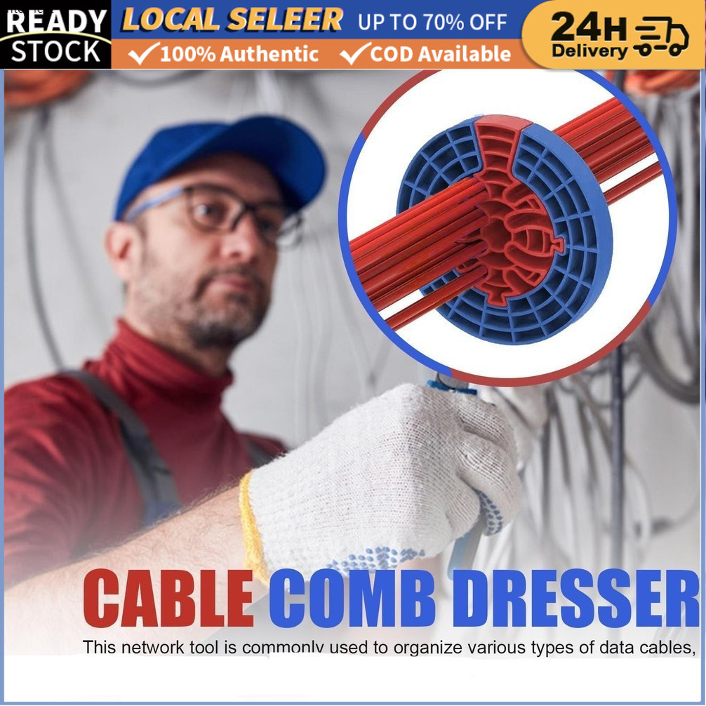 Bundler Plastic Cable Dresser Wire Comb for Network Cable Management ...