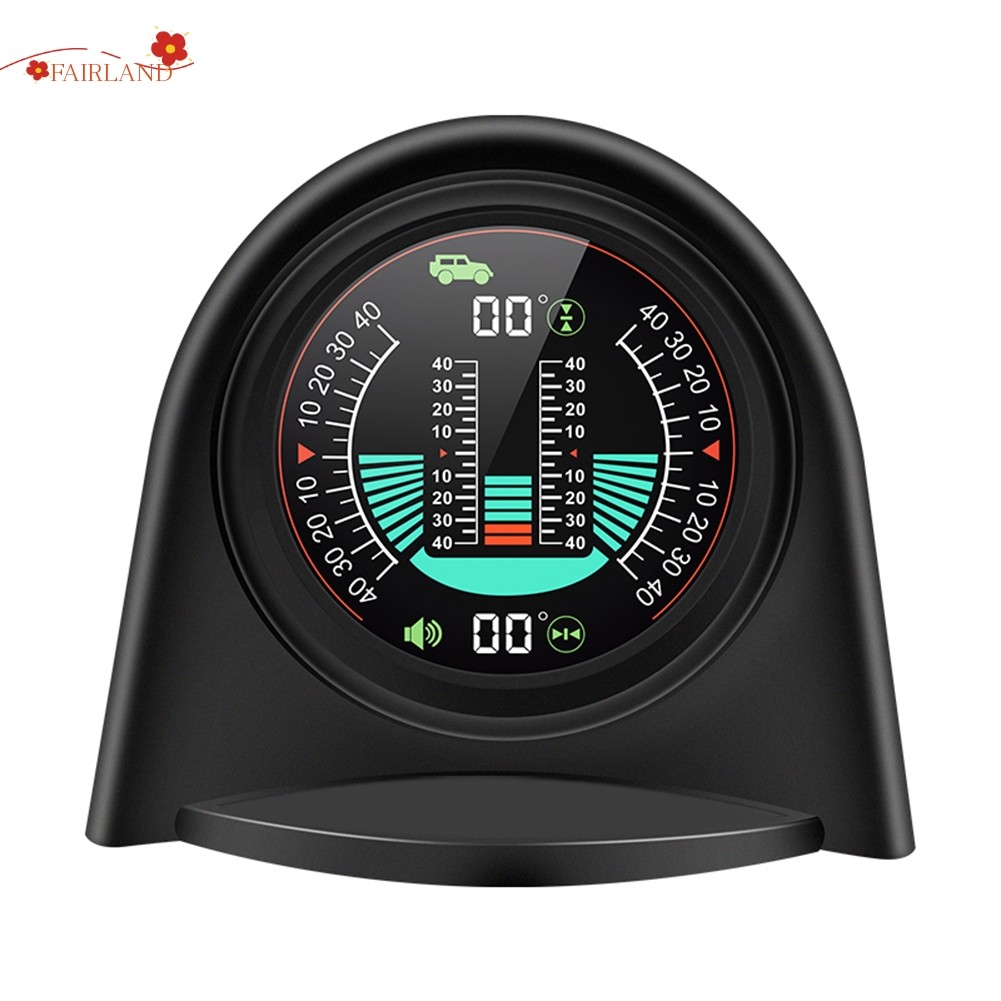 Inclinomètre Numérique HUD Pour Voiture/SUV - Mesure Angle De Pente Et Roulis, GPS, Boussole, Alarme - Affichage Tête Haute