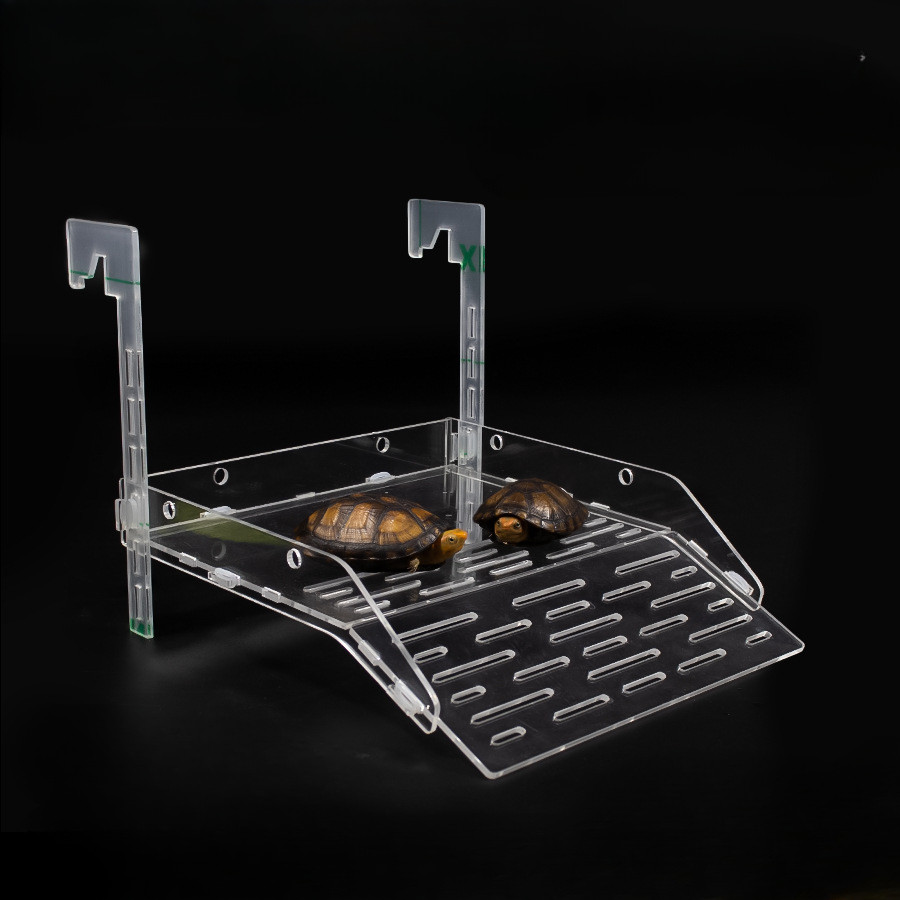 Turtle Fish Tank High Water Level Transparent Acrylic Suction Cup Wall ...