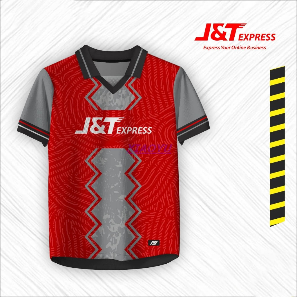 Parama !! | Original JNT Express Jersey Full Cool J & T Package Courier ...