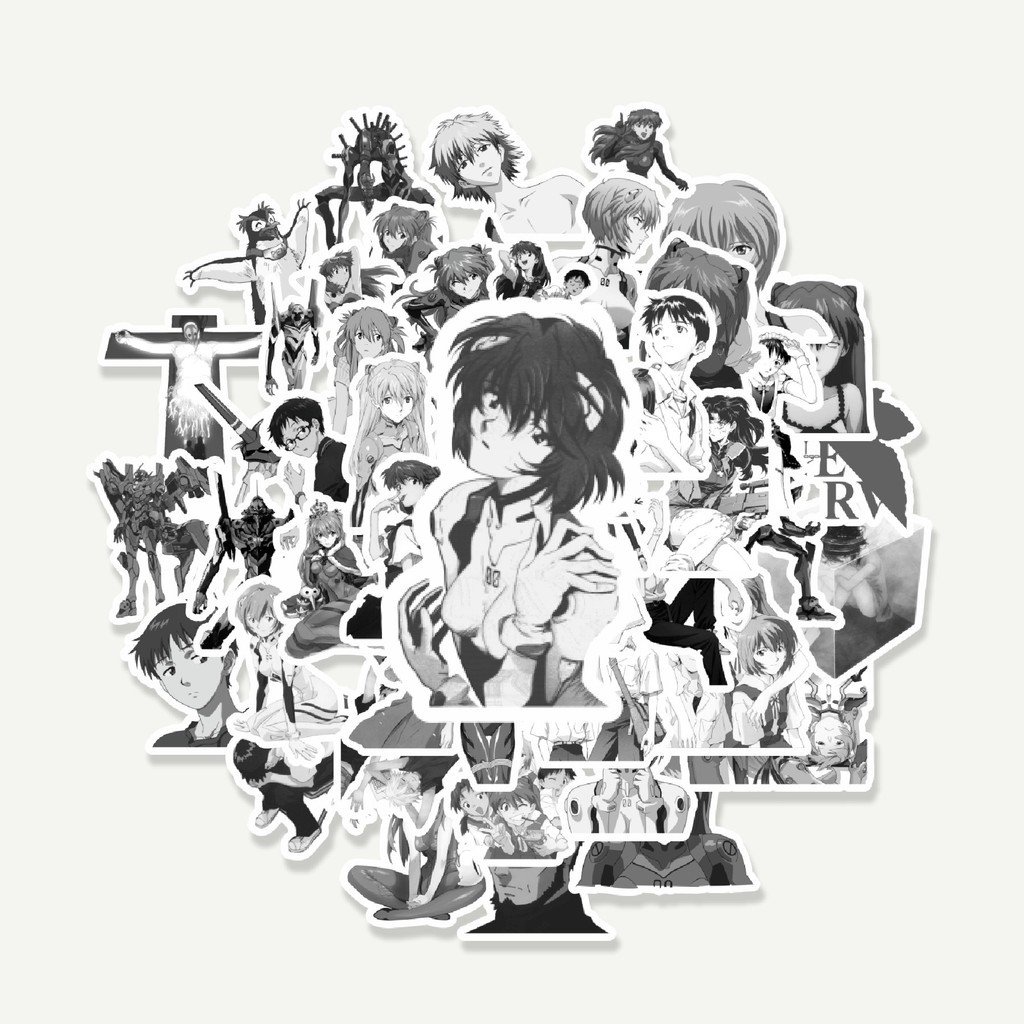 Neon Genesis Evangelion Anime Sticker Pack | TUMBLR Sticker | LAPTOP ...