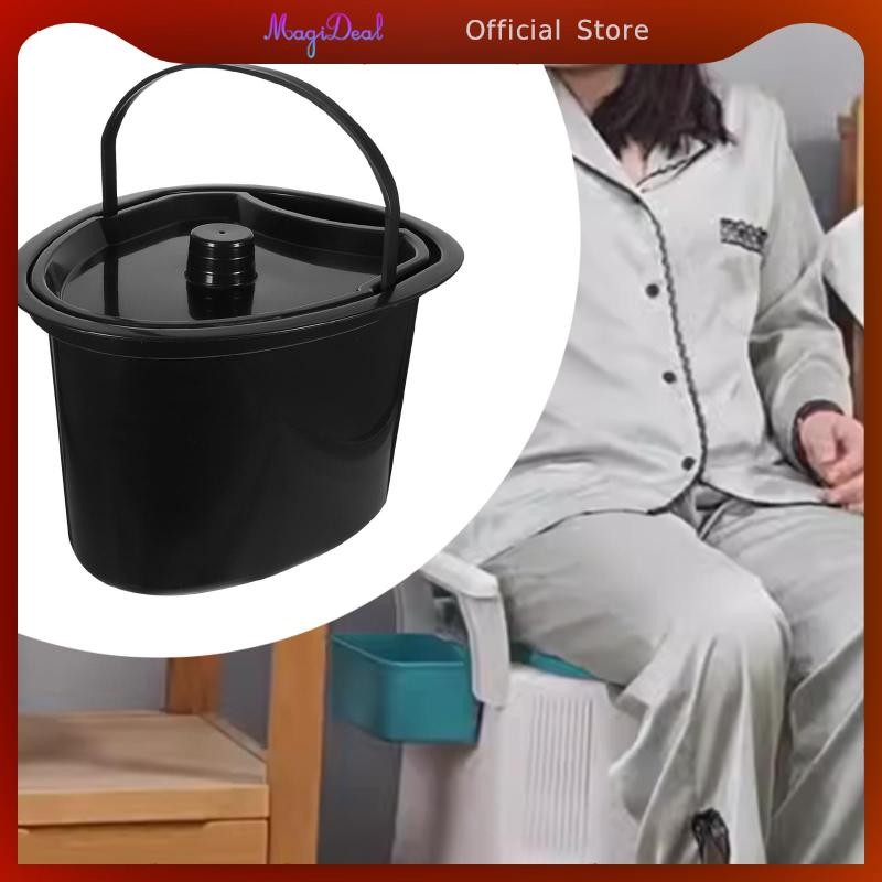 [MagiDeal] Urinal Bucket Chamber Pot Potty Bedside Commode Bucket ...
