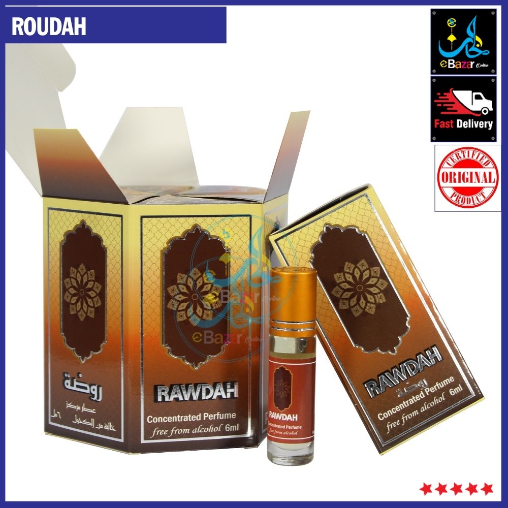 Roudah / Rouda / Rowdah Attar Asly Minyak Wangi Original Patti Wangi ...