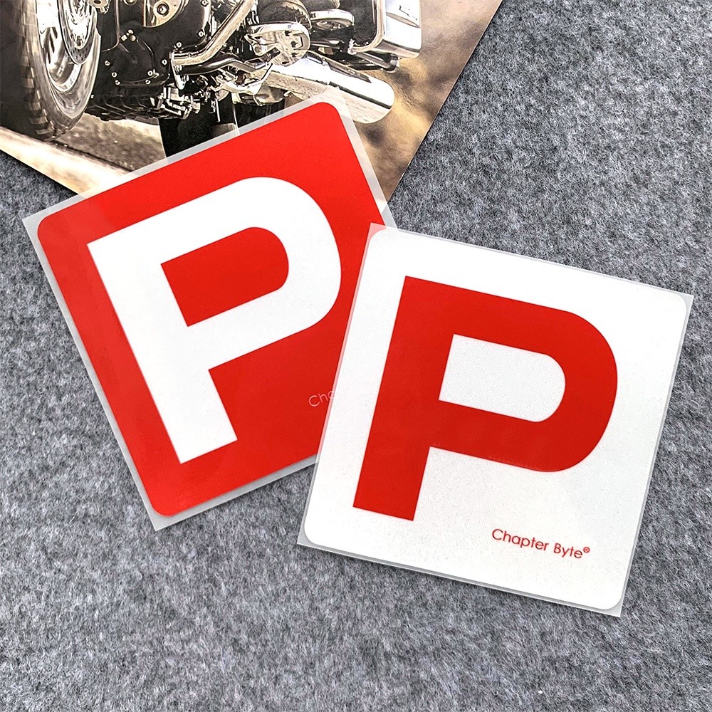 1PCS JPJ P License Reflecti Vinyl Modified Sticker Auto Body Windshield ...