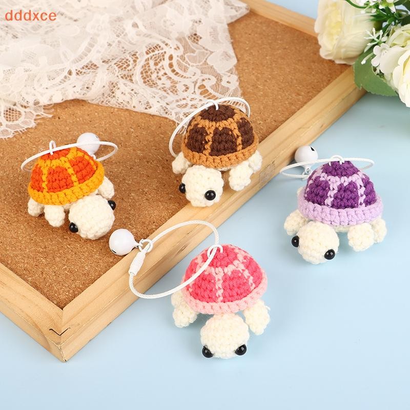 [dddxce] New Cute Little Turtle Car Keychain Mini Turtle Handmade Wool ...