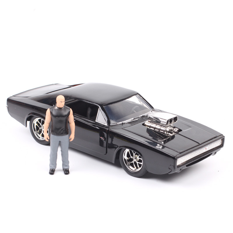 1: 24 Jiada 1970 Dodge War Horse R/T Sports Car Simulation Car Speed ...