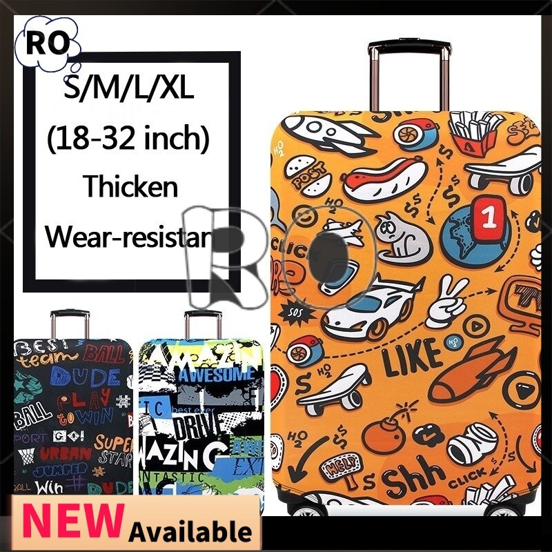 Diamond Colorful Print Pattern Luggage Cover Protector