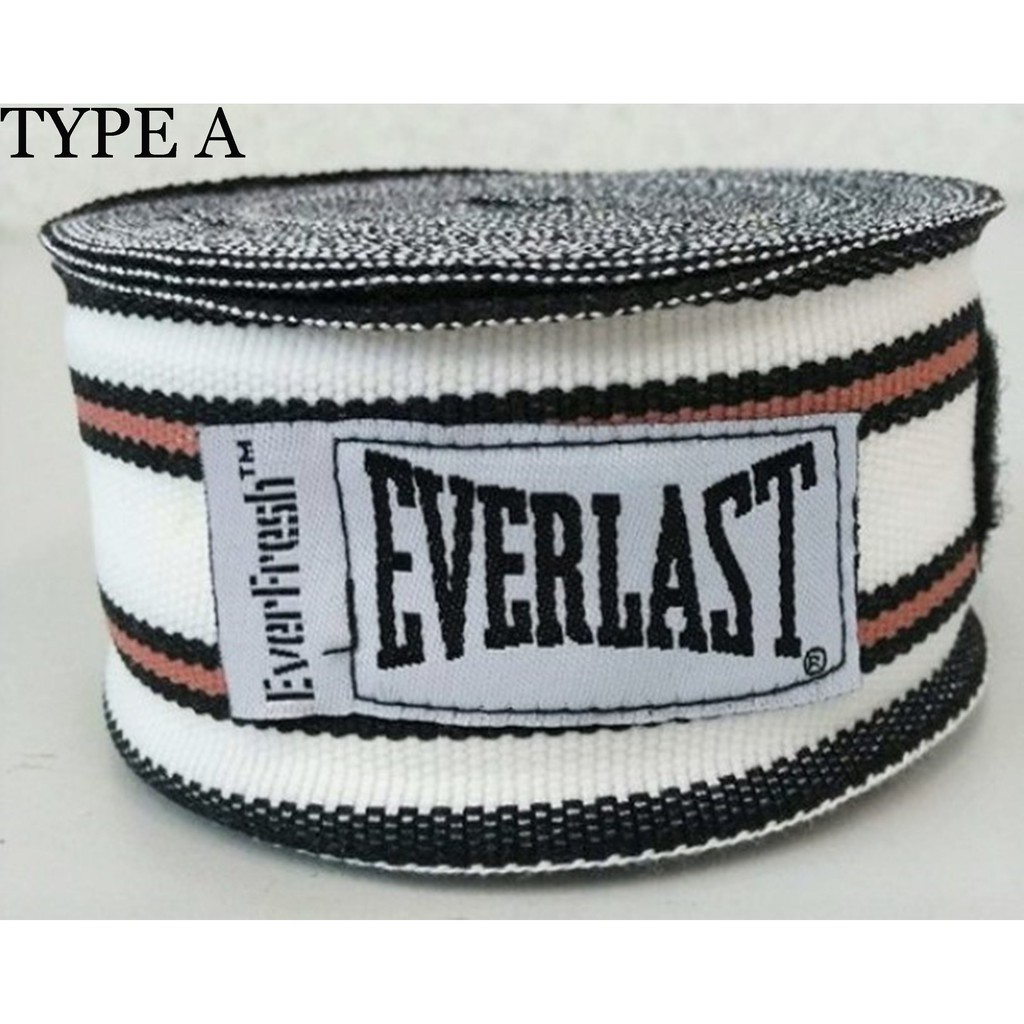 Everlast Hand Wrist Wrap Boxing Muay Thai Rope String Belt Cord Line ...