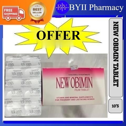 NEW OBIMIN ANTENATAL SUPPLEMENT FILM TAB 10'S/STRIP | Shopee Malaysia