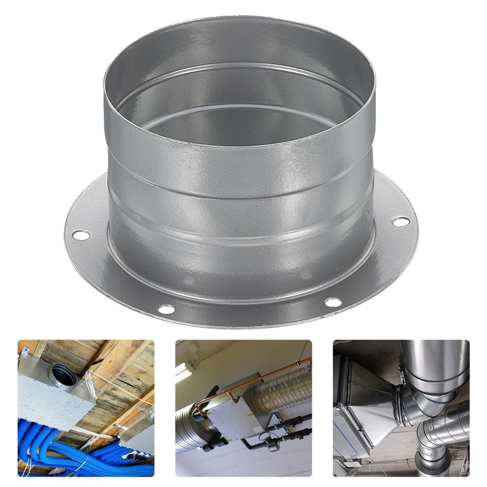 [Super] 3 Inch Duct Connector Flange Metal Straight Pipe Exhaust Hose ...
