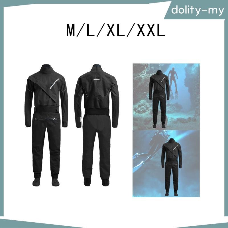 [dolity] Men Waterproof Surfing Dry Suit Dry Diving Suit for Paddle