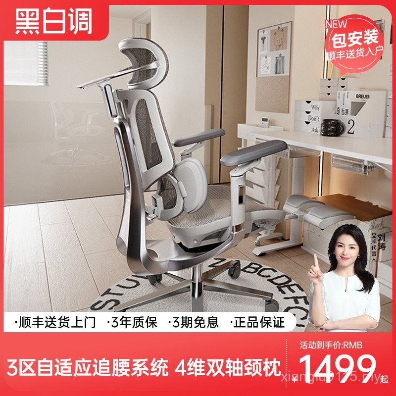 Black White Tone E3 Structure Master Pro Ergonomic Chair Gaming Chair ...