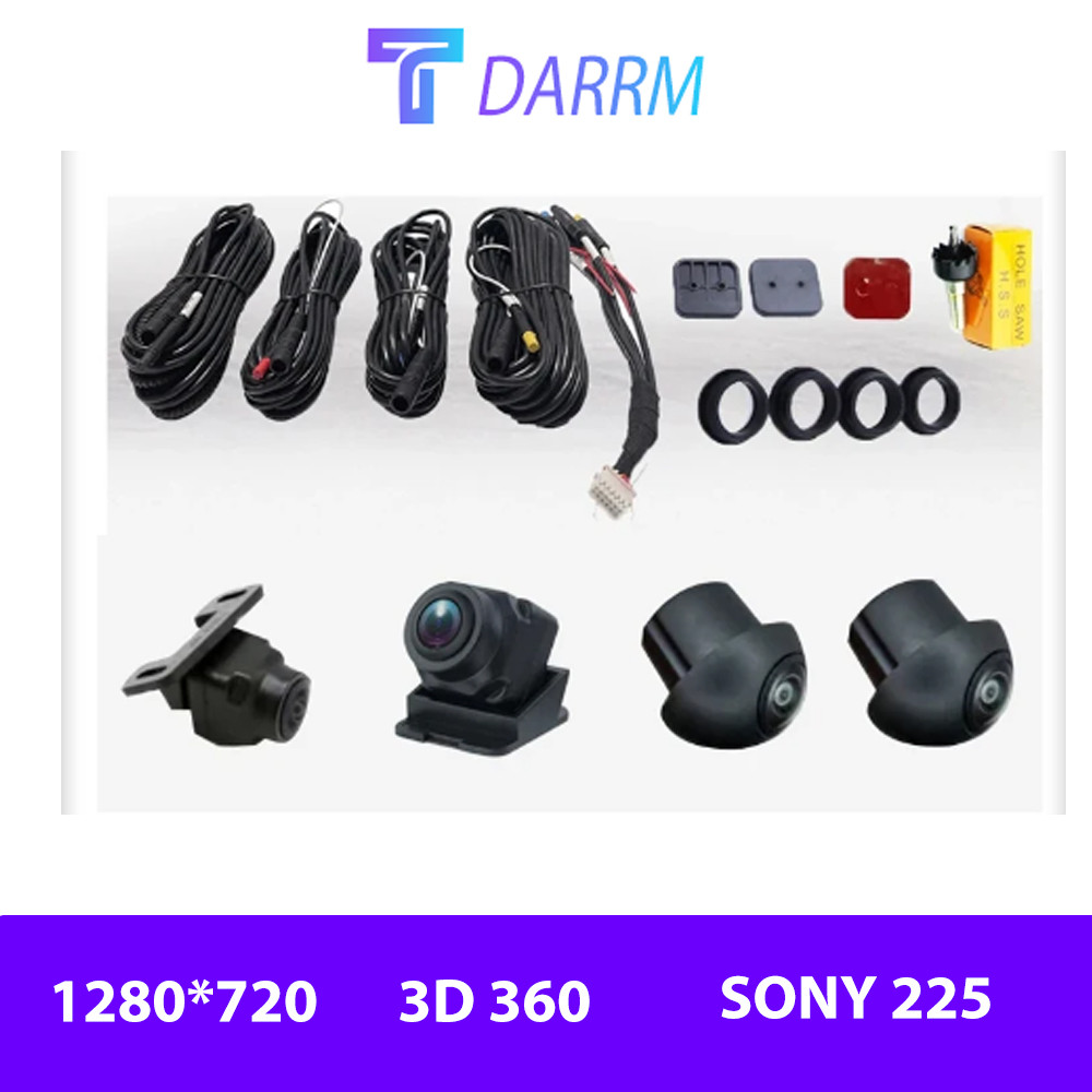 Sony 360 Degree Car Camera 720*1280P 3D Panoramic Surround View Reverse ...