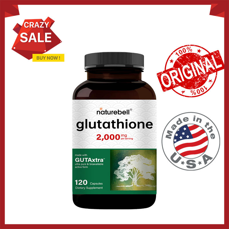 Naturebell Glutathione Capsules - Antioxidant Protection & Cellular Health  Support