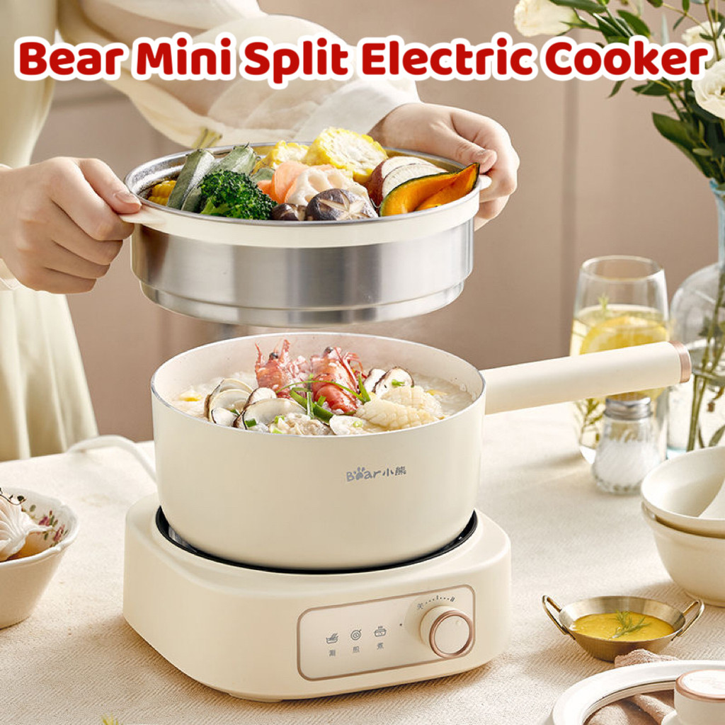Little Bear Mini Electric Cooker 2.5L Non-Stick Pan Dormitory Split ...