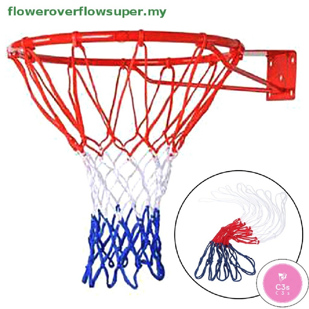 HJYDGJ 2er-Set Leuchtendes Basketballnetz – 12-Loch-Standardgröße, Nylon, Grün, Für Outdoor & Indoor – Fluoreszierend, Waschbar & Tragbar