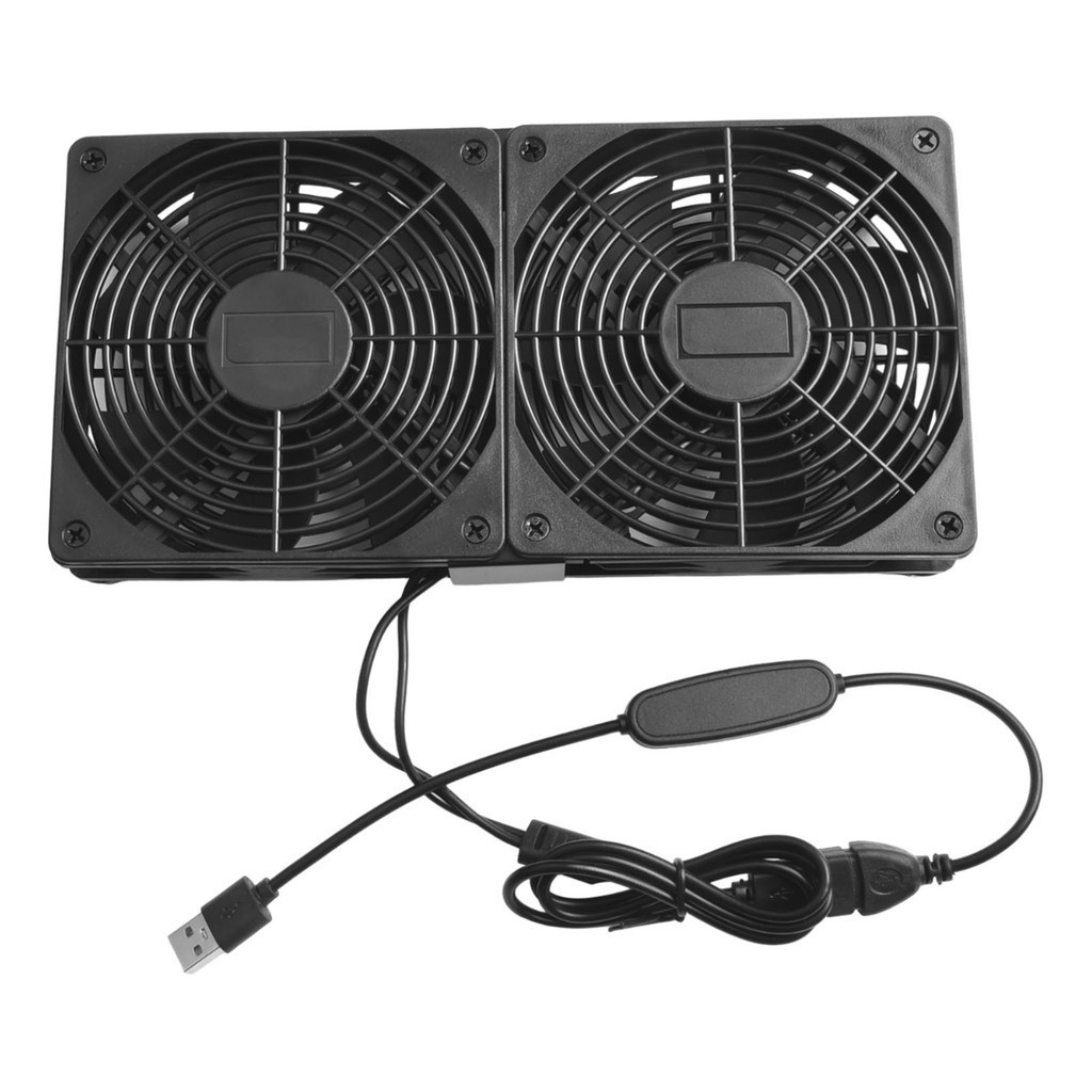 120mm USB Router Fan 100CFM Airflow 2000RPM To 2300RPM 27dB Noise Level ...