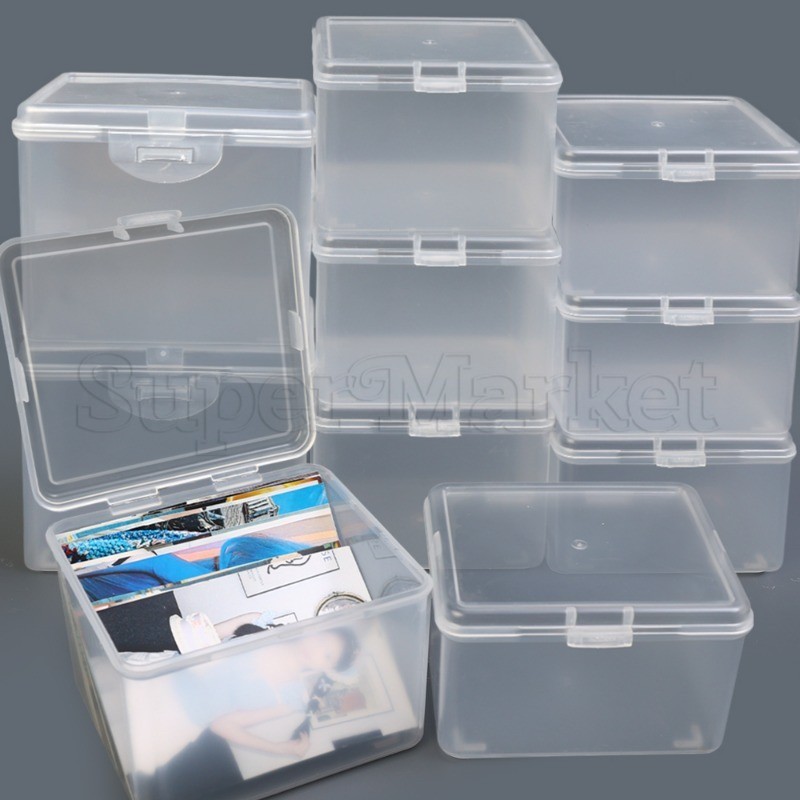 [ Featured ] Clamshell Storage Box - Transparent Jewelry Case - Small ...