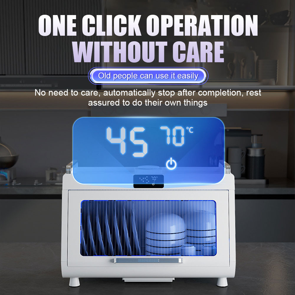 UV Sterilizer Dish Rack Storage Disinfection Cabinet Kitchenware Baby ...