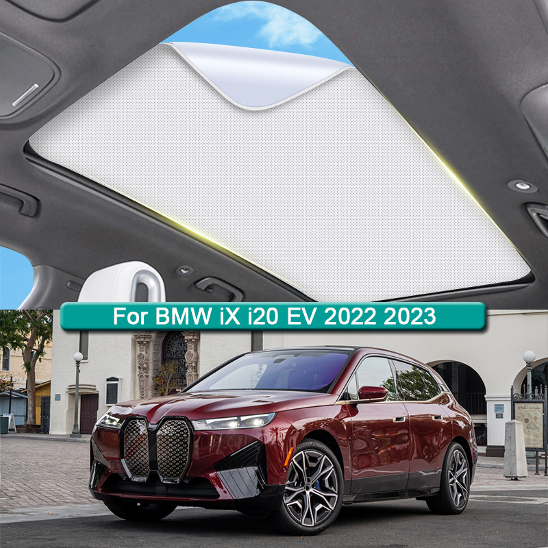 Roof Sunshade For BMW iX i20 EV 2022 2023 Car Electrostatic Adsorption ...