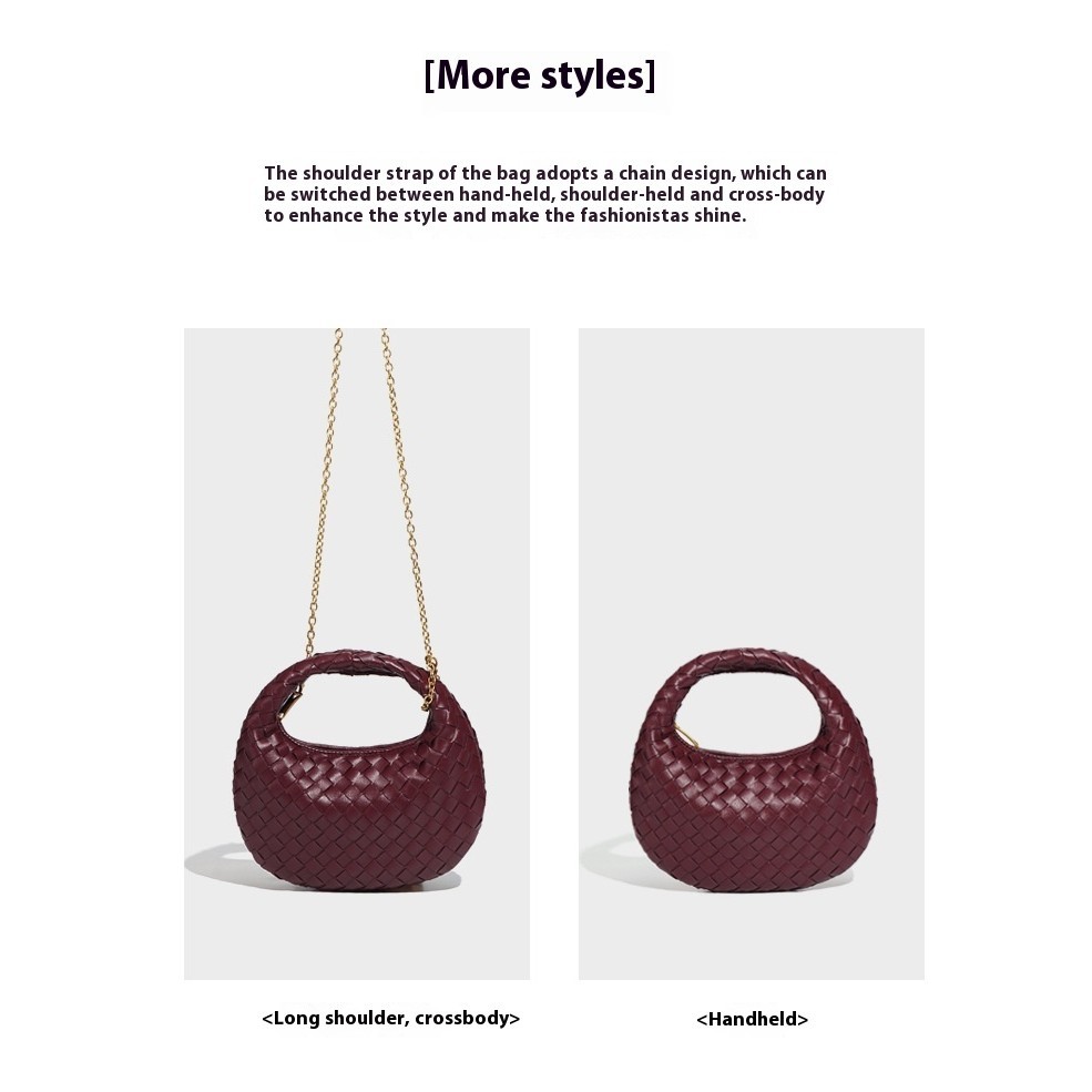 2025 Raya Fashion Solid Color Hand-Carrying Female Bag Simple Streamy ...