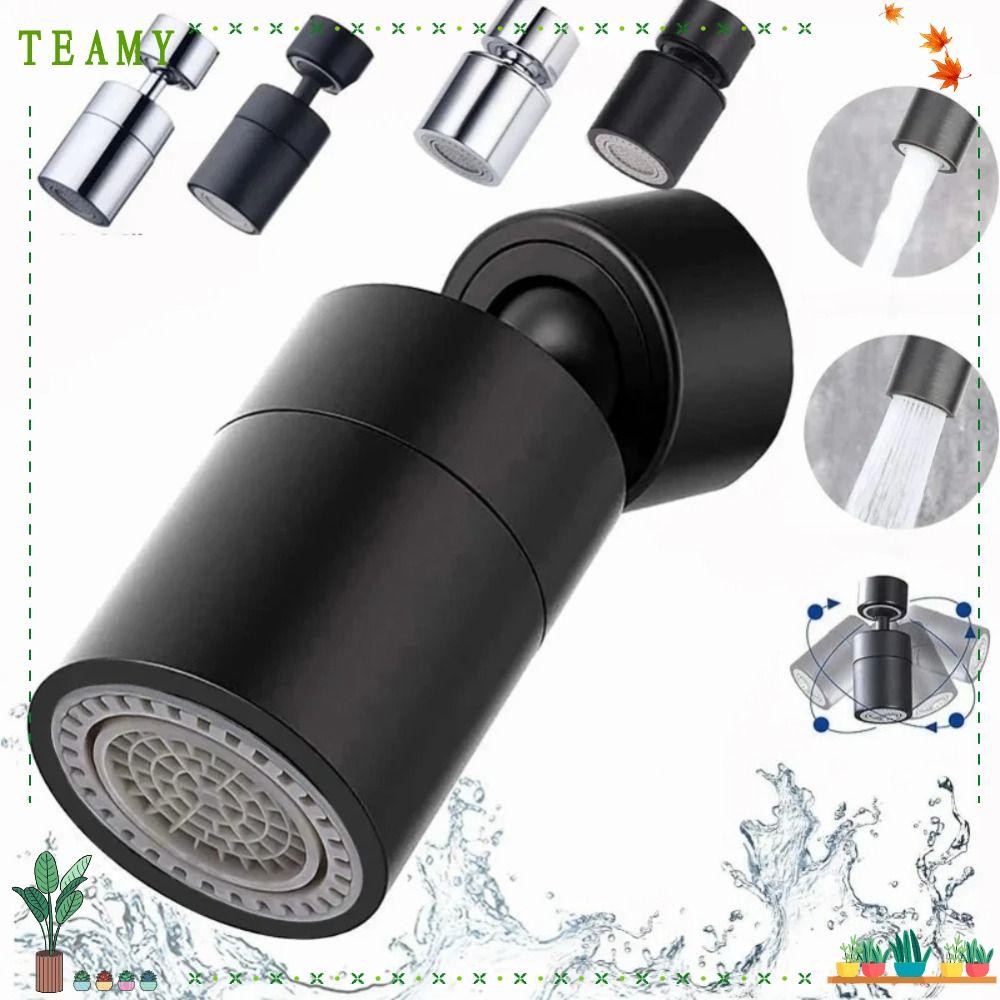 TEAMY Faucet Spray Head Filter, 360° Rotary Splashback Tap Nozzle Water