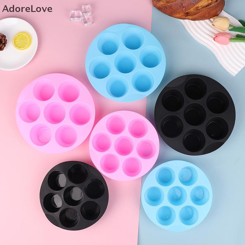 ADL Silicone Muffin Pans Air Fryer Mould NonStick 7 Cups Air Fryer Egg
