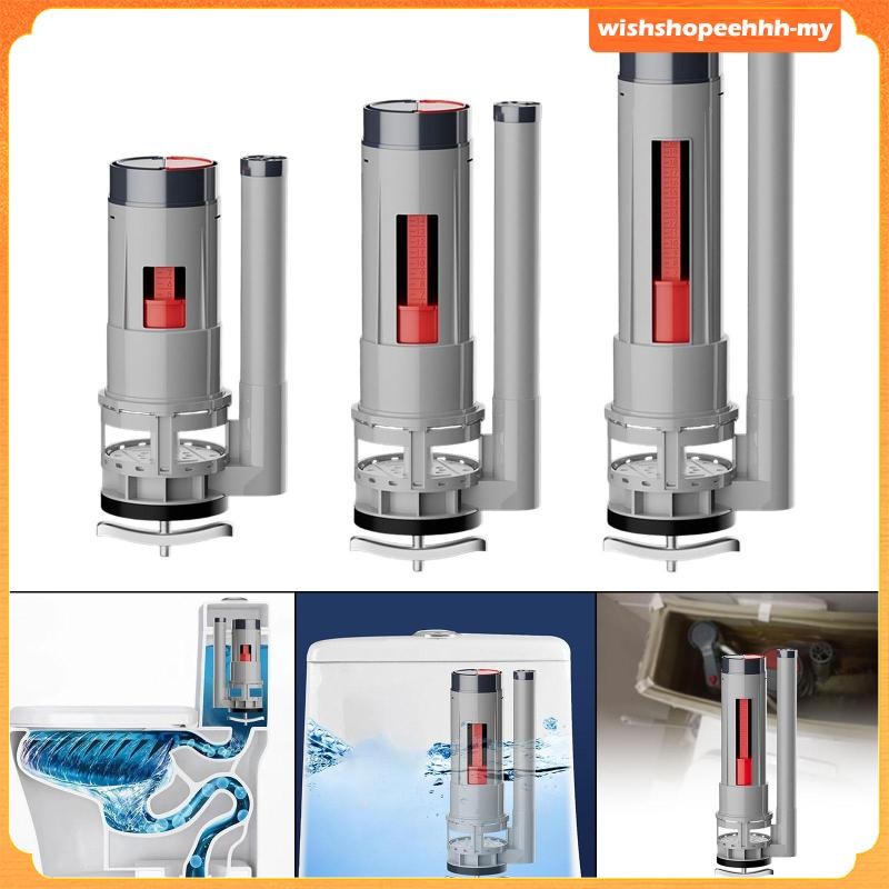 [WishshopeehhhMY] Toilet Flush Valve Toilet Drain Valve Universal Easy ...