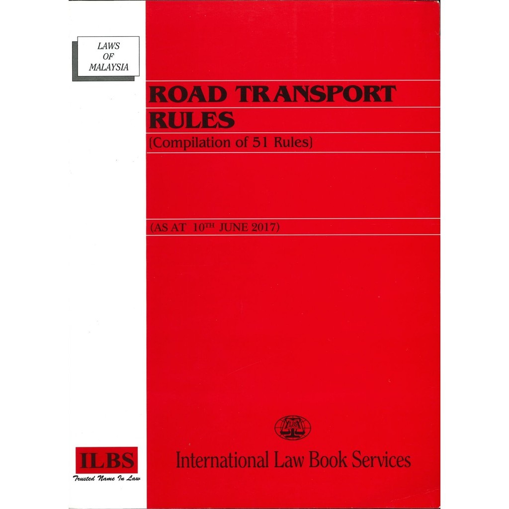 ROAD TRANSPORT RULES (COMPILATION OF 51 RULES) | Shopee Malaysia