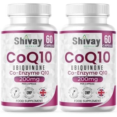High Strength Ubiquinone Coenzyme Q10 300mg Capsules - 4 Months Supply | Vegan-Friendly & High