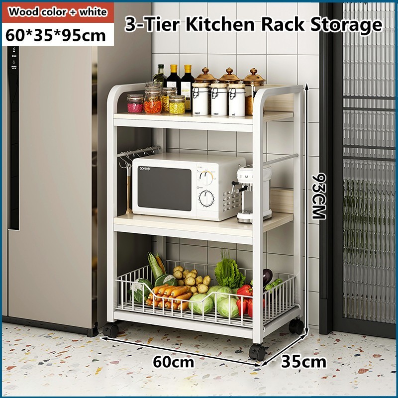 Kitchen Rack Storage/shelf Stainless Steel Kitchen Microwave Rack ...