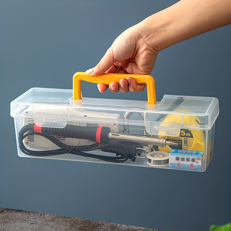 Portable Tool Storage Box Rectangular Large-Capacity Screwdriver Wrench ...