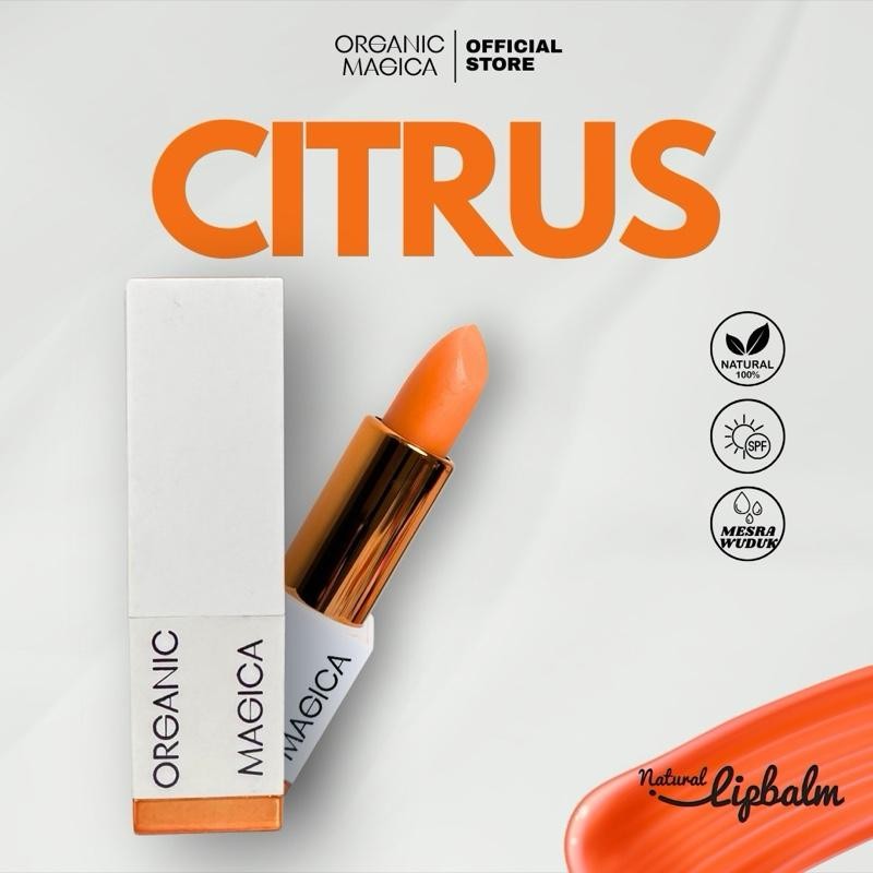 Lipbalm CODE : CITRUS (PINK ORANGEY) ORGANIC MAGICA (MERAWAT BIBIR ...