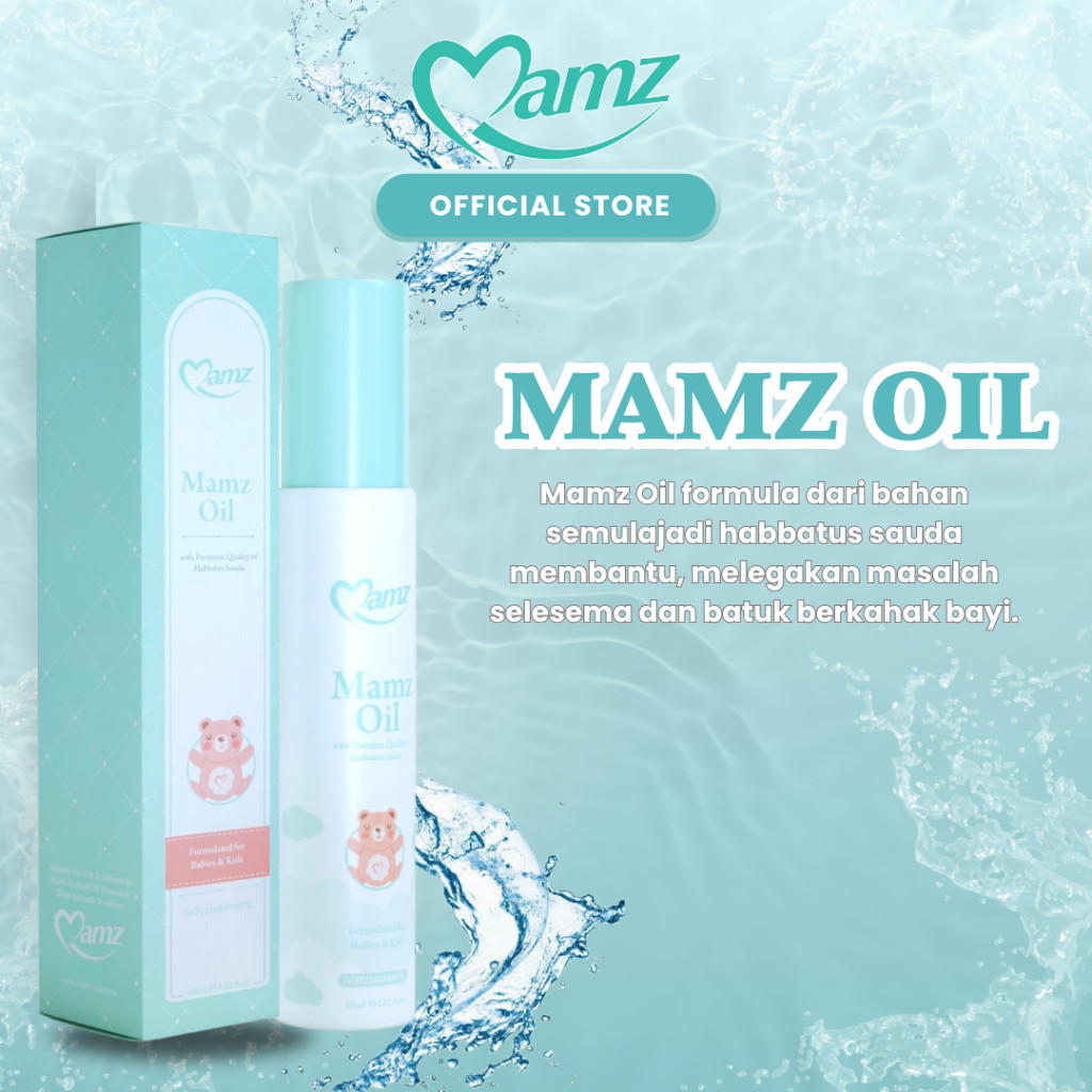 Mamz Oil - Minyak Bayi Semulajadi Habbatussauda (60ml) | Shopee Malaysia
