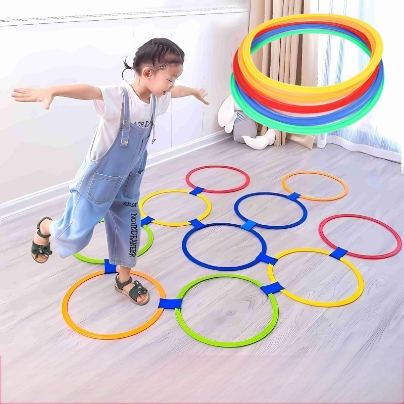 Kids Agility Training Rings Jumping Hoops Games Indoor Outdoor Jumping ...