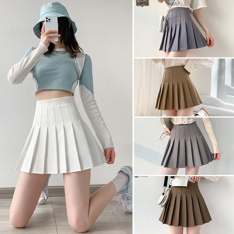 Autumn JK Skirt Comfortable Skirt Pleated Skirt Women All Match Casual Short Skirt Women Shopee Malaysia