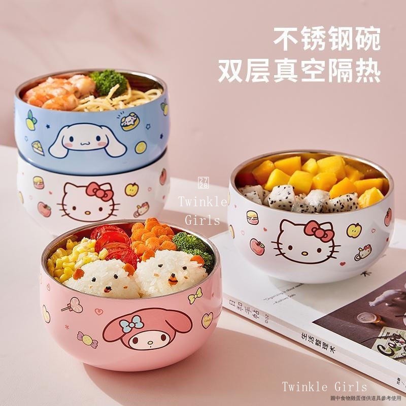 316 Stainless Steel Bowl Double-Layer Anti-Scalding Rice Bowl Soup Bowl ...