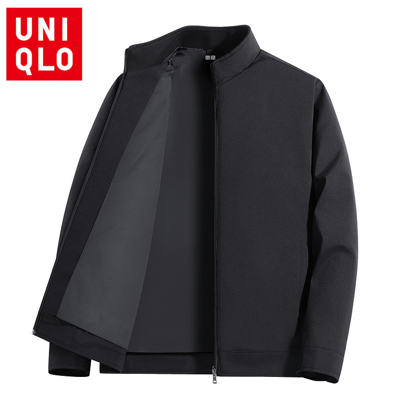 Uniqlo Autumn Comfort Windproof Jacket XL5XL Middleaged Jacket Stand