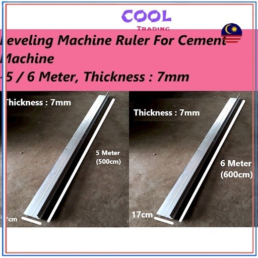 P 5/6 Meter 7mm Thickness Concrete Vibrating Ruler Rod Road Surface ...